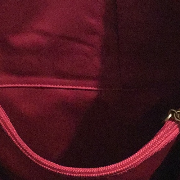 🌻Coach Large Leather Poppy Tote with large front pocket, three sections. - Picture 14 of 16